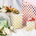 thumbnail image 3 of Envoltorio de regalo MAYPLUSS, 3 rollos, rosa, blanco y azul con lunares, 43 m, 3 of 7