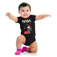 thumbnail image 4 of NASA Worm Logo Outer Space Astronaut Romper Boys or Girls Infant Baby Brisco Brands 6M, 4 of 7