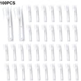 thumbnail image 1 of 100pcs PlasticCurtain Hooks, Adjustable Pinch Pleat Hooks for Drapes Depth Pinch, 1 of 4