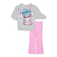 thumbnail image 6 of Stitch Toddler Girls Graphic Crewneck Sweatshirt and Flare Leggings Set, 2 Piece, Sizes 12M-5T, 6 of 8