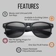 thumbnail image 3 of Lentes de Sol Got Shades Retro de los 80 100% UV Unisex Paquete de 10, 3 of 6