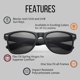 thumbnail image 3 of Lentes de Sol Got Shades Retro de los 80 100% UV Unisex Paquete de 10, 3 of 6