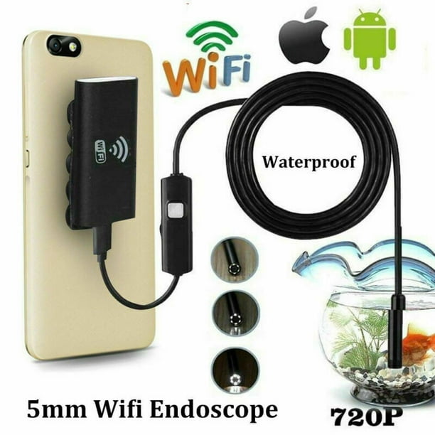 Wireless Endoscope, SemiRigid Wireless Borescope WiFi Inspection