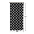thumbnail image 5 of Gray and Black Checkered Pattern Shower Curtain 36"x72" ,Bathroom Decorative Shower Curtains Set with 12 Hooks,Modern Waterproof Washable Shower Curtain, 5 of 6