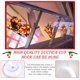 thumbnail image 5 of Advancent Luces de decoración de Navidad Adornos de ventana Luces de Navidad con ganchos de ventosa Fuente de alimentación de 3X AAA para Kits de decoración para fiestas No.06 Advancent HA008366-06, 5 of 6