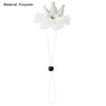 thumbnail image 7 of Pet Cap Faux Diamond Design Adjustable Super Soft Creative Shape Easy-wearing Allergy Free Polyester Delicate Cat Cosplay Crown Cap Pet Headwear Pet Supplies, 7 of 7
