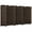 Brown, variant on Costway 8-Panel Room Divider 6 FT Tall Folding Privacy Screen with Solid Wood Frame Black