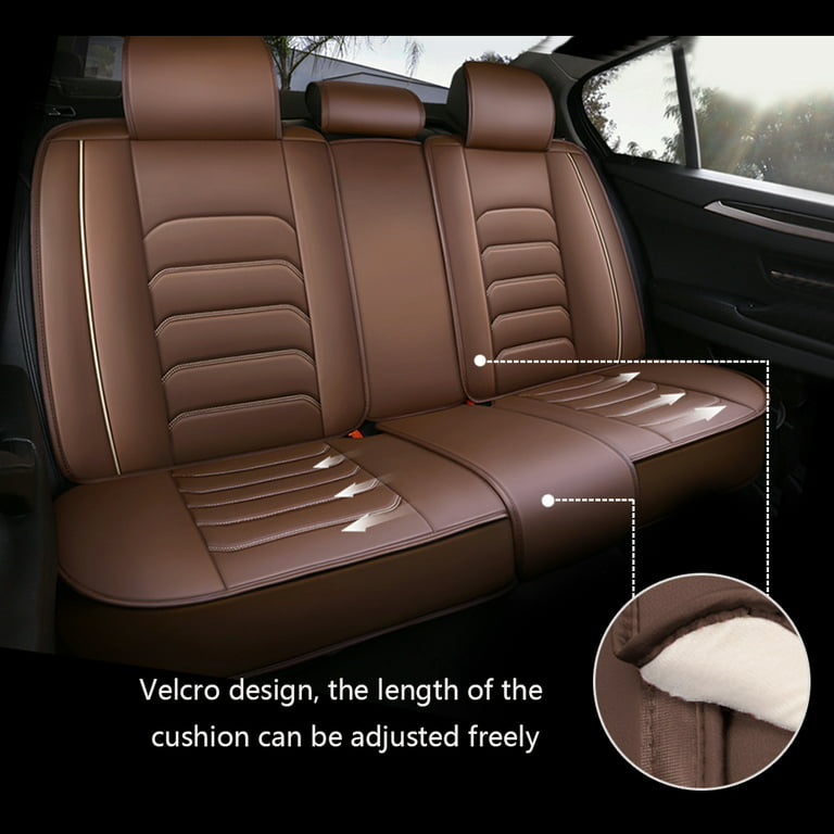 OTOEZ Car Seat Covers Luxury Leather 5-Seats Full Set Protector