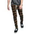 thumbnail image 6 of G-Style USA Men's Plaid Checkered Drawstring Track Pants TR537 - Gold - X-Large, 6 of 6