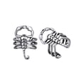 thumbnail image 1 of Pendientes Silvora Scorpion Ear Cuff Plata Esterlina No-Piercing para Hombres y Mujeres, 1 of 8
