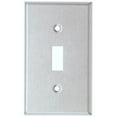 thumbnail image 1 of Morris Products 83720 Stainless Steel Metal Wall Plates Oversize 1 Gang Toggle Switch, 1 of 3
