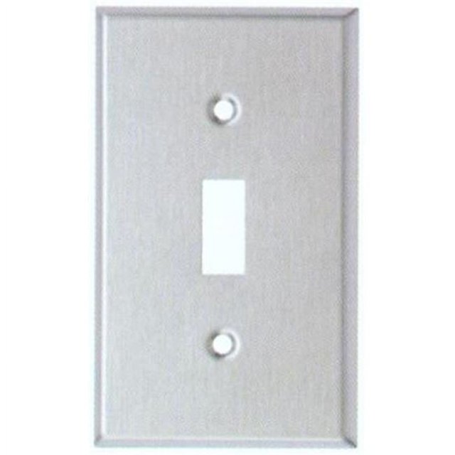 Morris Products 83720 Plaques Murales en Acier Inoxydable Oversize 1 Gang Interrupteur à Bascule