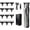 Powder Metallurgy + Ceramic Blades, variant on Professional Hair Clipper with Powder Metallurgy Blades, Rechargeable Electric Hair Trimmer with 12 Guide Combs, USB-C Fast Charging, Quiet Motor for Barber & Home Use