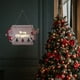 thumbnail image 5 of Madera Navidad luces LED placa decorativa corona colgante brillante colgante de pared para vacaciones, porche, de Navidad, suministros de , 30x17,5x2,4 cm Estilo A 30x175x24 cm Estilo A Soledad Letrero colgante, 5 of 10