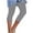 Grey, variant on frariair Curvy Fit Compression Leggings For Women High Waist Cropped Design Supportive Workout Wear Moisture Wicking Technology Grey