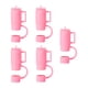 thumbnail image 5 of 5 tapas para pajitas, a prueba de polvo, para vasos de 30 a 40 oz Rosa, 5 of 8