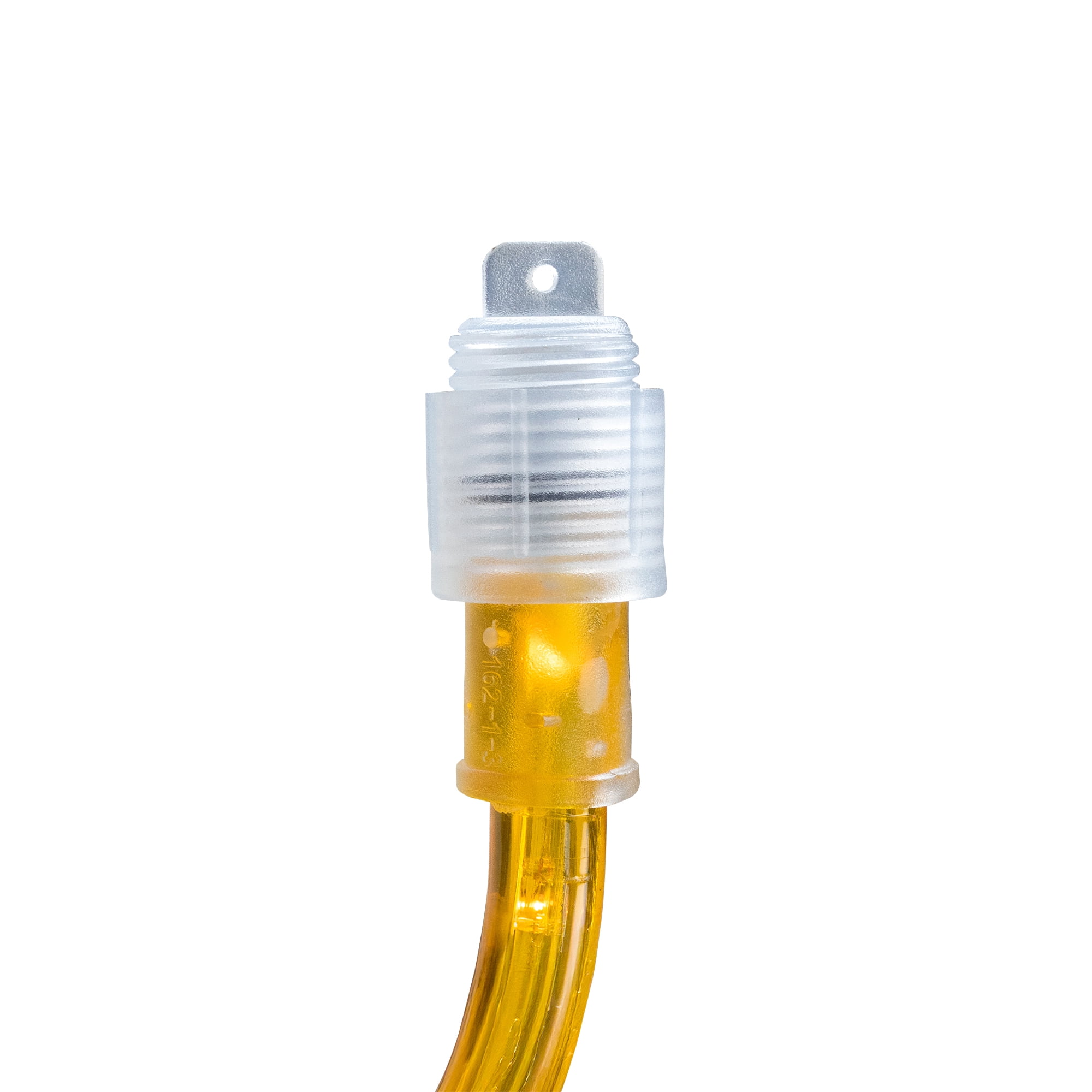 18' Gold Indoor/Outdoor Christmas Rope Lights - 1" Bulb Spacing