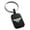 Black, variant on Stainless Steel Zeus Greek God of Sky Engraved Small Rectangle Dog Tag Charm Keychain Keyring