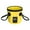 Yellow, variant on Pebbuoy 12/20L Outdoor Camping Foldable Bucket with Portable Handle Waterproof Multifunctional Car Washing Fishing Collapsible Water Storage Pail