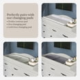 thumbnail image 6 of Evolur Changing Tray in Antique Grey Mist with Enclosed Sides, 45.25" x 17.5", 6 of 6
