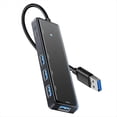 thumbnail image 1 of Concentrador USB C 3.0 de 5 Puertos, Estación de Acoplamiento, Concentrador Tipo C, 5 Gbps, 100 cm, Adaptador USB 3.0 para Portátil., 1 of 5
