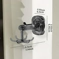 thumbnail image 2 of Suction Cup Six Claw Rotating Hook Kitchen Non Perforated Spatula Spoon Hanging Rack Household Seamless Wall Mounted Storage Rack, 2 of 3