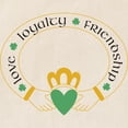 thumbnail image 2 of CafePress - Claddagh Ring Tote Bag - Unisex Canvas Tote Bag, Beige, 1-Piece, 2 of 6