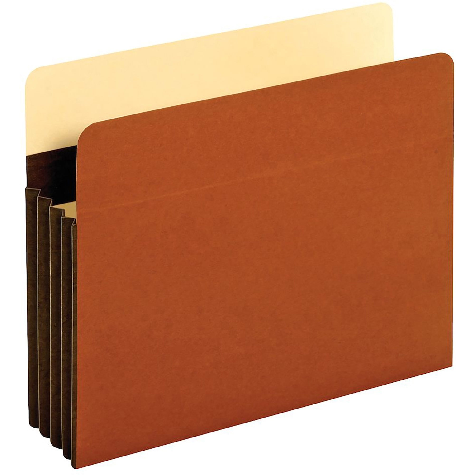 Globe-Weis C1525EHD Wide 3 1/2 Inch Expansion Accordion Pocket, Letter, Redrope, 10/Box