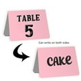 thumbnail image 4 of Mini Chalkboard Signs for Food, 3'' x 4'' Table Tent Food Labels, Reusable Party Buffet Tables Sign for Liquid Markers and Chalk, Plastic Message Board for Bakery, Wedding, 4 of 7