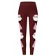 thumbnail image 3 of MKLEKYY Leggings para mujer, leggings para hacer ejercicio, leggings con estampado navideño, pantalones con bloques de color, leggings suaves y elásticos. 1670, 3 of 4