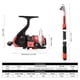 thumbnail image 3 of Ultra Light Fishing Rod Reel Combo Full Kit with 2PCS 2.1m Telescopic Fishing Rods Spinning Reels Fishing Lures Hooks Accessories Fishing Bag, 3 of 5