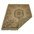 thumbnail image 4 of Rugsotic Carpets Hand Knotted Aras, Oriental Wool Area Rug, Beige, 5'x8', 4 of 5
