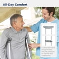 thumbnail image 4 of Muletas ajustables para caminar Drive Medical RTL10433, color plateado, 4 of 5