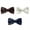 White/Red/Blue, variant on Cloudstyle Men's Jacquard Formal Bow Ties 3-Pack for Weddings, Evening Parties & Gifting