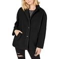 thumbnail image 4 of Collection B Juniors Faux-Fur Coats, Black, Small, 4 of 5