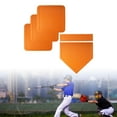 thumbnail image 6 of Luwecf Softball Base Set Throw Down Base Set for Teeball Kickball orange, 6 of 8
