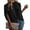 Black, variant on Zeagoo Womens Blouses Dressy Casual Mock Neck Batwing Sleeve Tops Loose Fit Tie Back Summer Tunic Tops