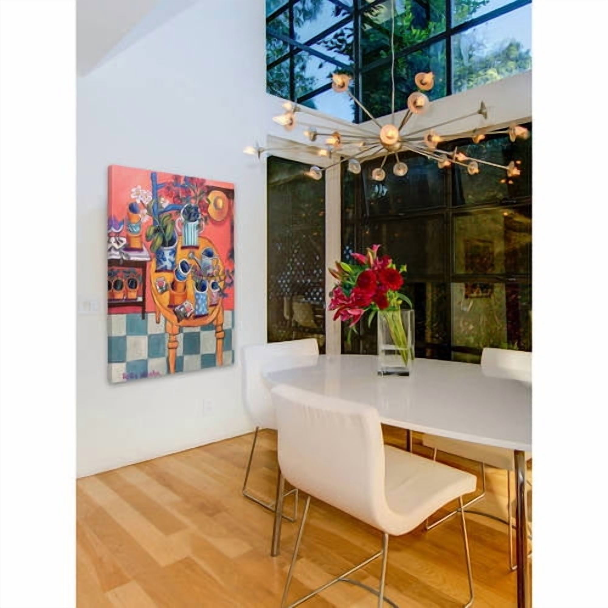 Marmont Hill "A Happy Garden Room" Painting Print on Canvas