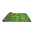 thumbnail image 2 of Ahgly Company Indoor Square Abstract Green Modern Area Rugs, 5' Square, 2 of 4