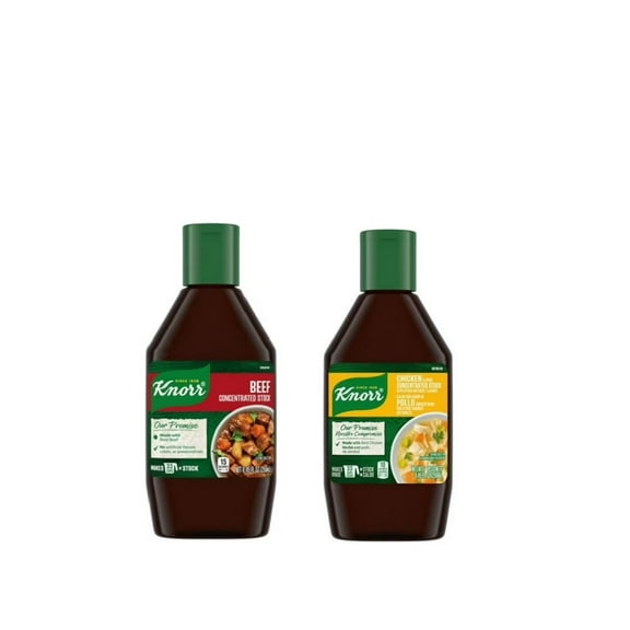 Knorr Concentrated Flavored Stock Variety Set 8.45 fk oz - Beef & Chicken