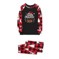 thumbnail image 2 of Odeerbi Christmas Pajamas for Family Holiday Long Sleeve Family Christmas Pajamas Matching Sets Dad Casual Printed Top Pants Outfits Loungewear Two-Piece Sleepwear Xmas PJs Set Red, 2 of 6