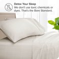 thumbnail image 3 of Bare Home Pillowcase Set - Premium 1800 Collection - Double Brushed - Ultra Soft - King Size, Grid - Stone/White, 2 Count, 3 of 5