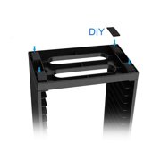 Video Game Storage Tower for PS5/ PS4/ PS3/ Xbox Series S & X/Xbox one Game, Universal Game Holder Rack, Vertical Blu Ray Case Organizer Stand, Stores 36 Games Disk or Blu-Ray Disks, Black