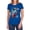Royal, variant on JLA Galactic Attack Women's T Shirt, Charcoal, Small