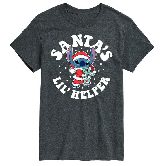 Lilo & Stitch - Santas Lil Helper - Men's Short Sleeve Graphic T-Shirt