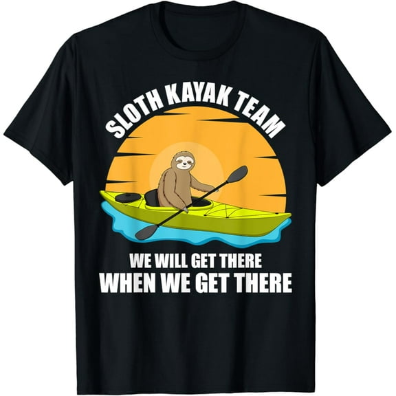 Sam Soft Sloth Kayak Team Kayaking Gift For Men Women Paddling T-Shirt, Gift For Friend, Full Size S-5Xl