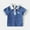 Blue, variant on Toddler Boys' Polo Shirts White School Uniform Shirts Rugby Shirts Boy Short Sleeve Shirt Boys Shirts Size 1-2 Years