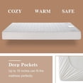 thumbnail image 2 of ZACOO 60"x80" Heating Mattress Pad Dual Control Heated Mattress Pad Cover Queen Size Air Layer Bed Warmer with 18" Deep Pocket, White, 2 of 8