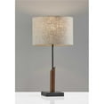 thumbnail image 1 of 12" X 12" X 22.5" Black Wood/Metal Table Lamp, 1 of 1