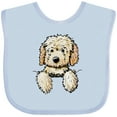thumbnail image 3 of Inktastic Pocket Goldendoodle Boys or Girls Baby Bib, 3 of 4